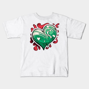 Hip-hop heart Kids T-Shirt